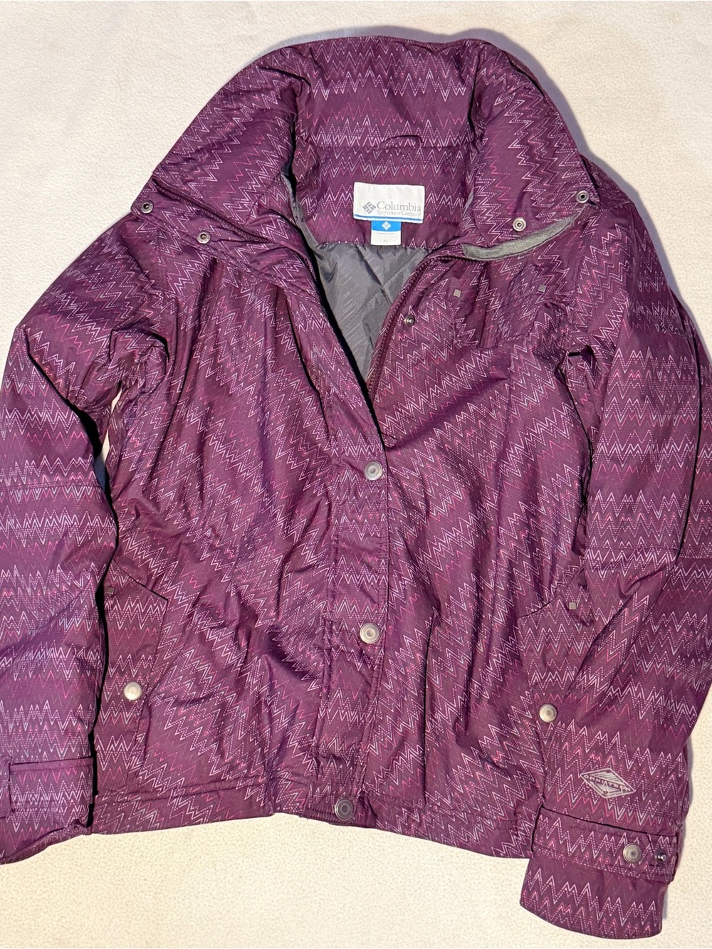 Columbia Women's Plum Mountain Shredder Omni-Tech Waterproof Winter Jacket XL